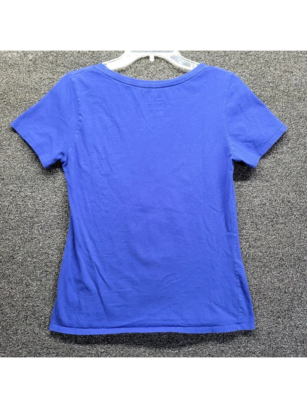 Nike Womens Just Do It Blue T-shirt Sz M Short Sleeve Polka Dots
